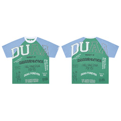 DUAA Court Text Raglan Tee