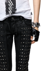 Riot Studded Bootcut Jeans