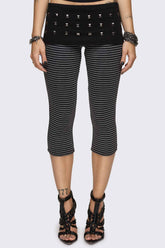 Vonn Striped Capri Pants