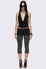 Vonn Striped Capri Pants