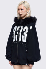 <333 Zip Up Hoodie