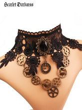 Steampunk Gear Lace Chocker
