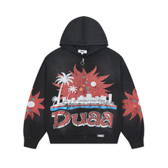 DUAA California Sunset Zip Hoodie