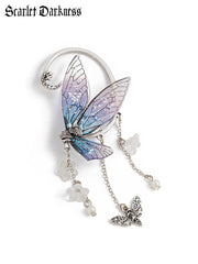 Fairy Tassel Butterfly Ear Clip