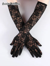 Miss Danger Rose Lace Gloves