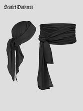 Pirate Canvas Bandana and Belt Set