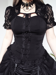 Gothic Vampire Gemstone Necklace