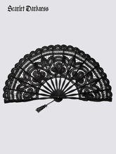 Victorian Gothic Folding Fan