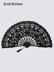 Victorian Gothic Folding Fan