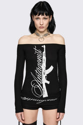 Antagonist Off-Shoulder Top