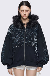 Divine Trouble Zip Up Hoodie