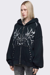 Hearth of Horns Zip Up Hoodie
