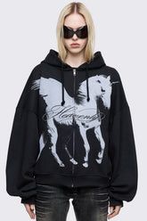 Heavenly Alicorn Zip Up Hoodie