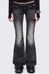 Holy Damage Flared Jeans