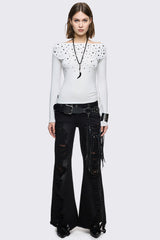 Maria White Off-Shoulder Top
