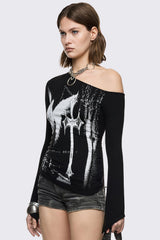 Punishment Off-Shoulder Top