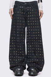 Rogue Black Baggy Jeans