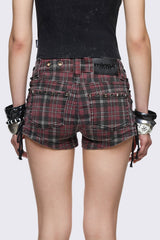 Scarlett Plaid Mini Shorts