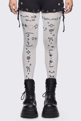 TXT Me Later Tights
