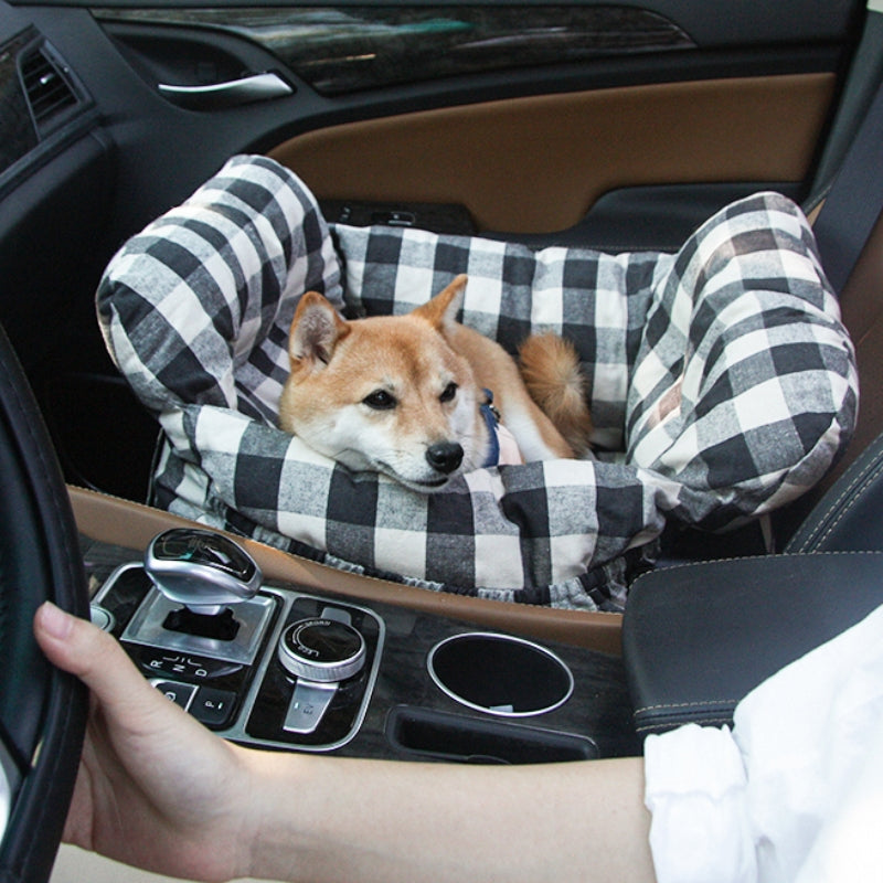 Portable ISOFIX Dog Car Seat Bed with LATCH System