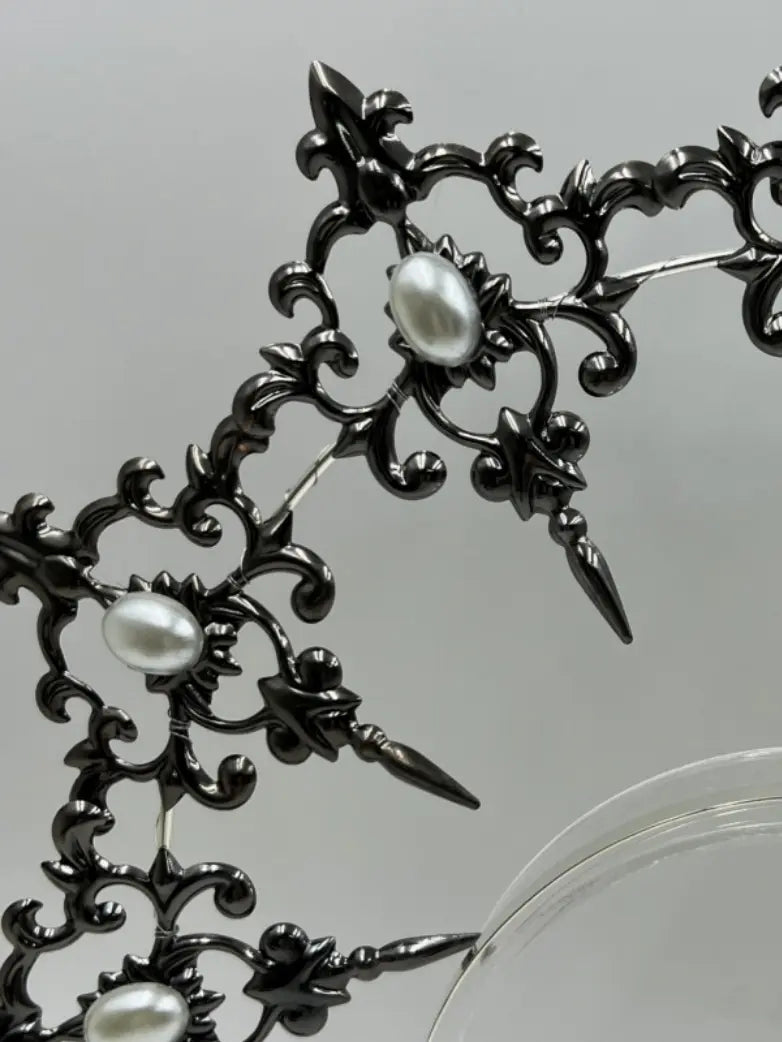 Gothic Halo Metal Crown Headpiece