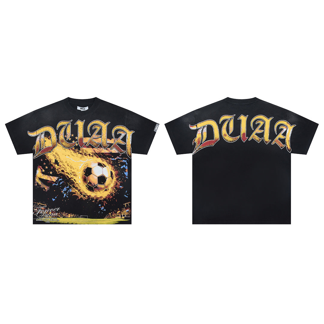 DUAA Futbol Fire Graphic Tee