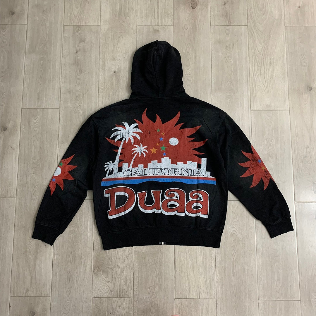 DUAA California Sunset Zip Hoodie