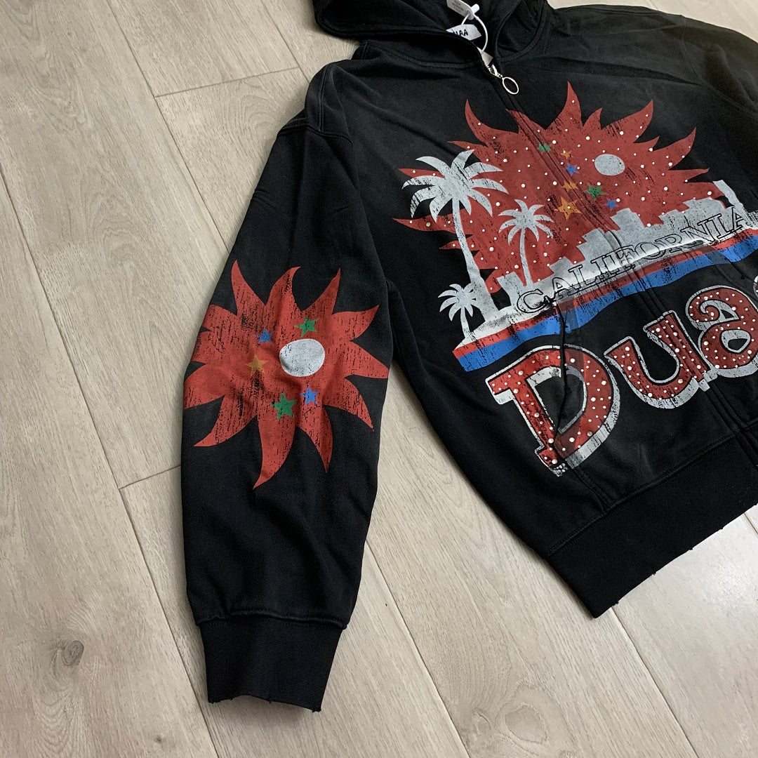 DUAA California Sunset Zip Hoodie