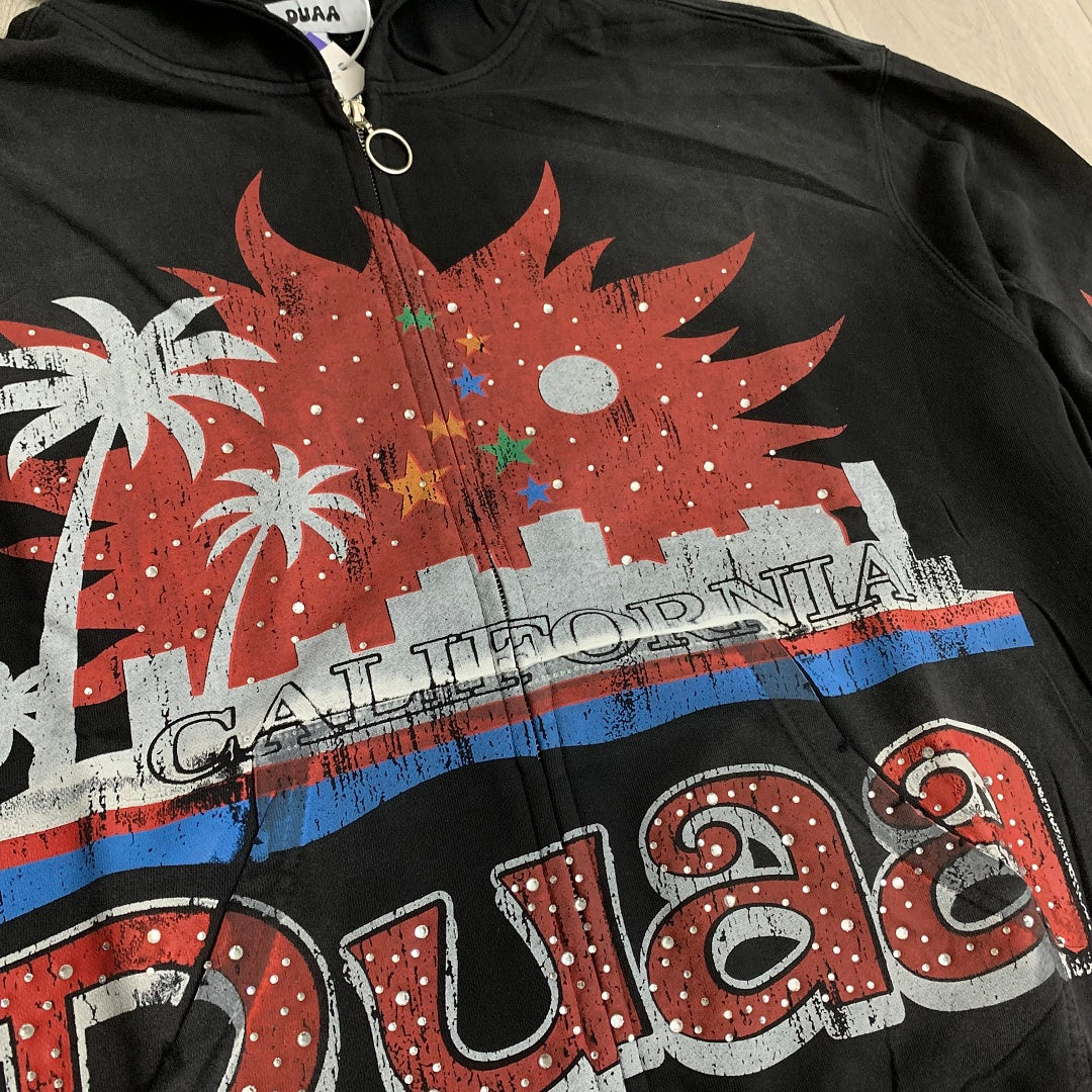 DUAA California Sunset Zip Hoodie