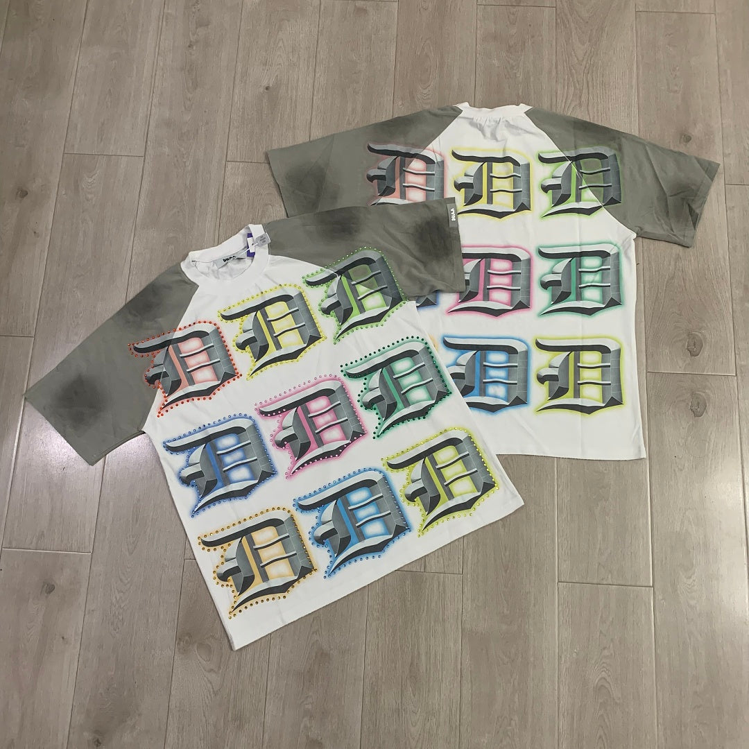 DUAA Grid Logo Raglan Tee