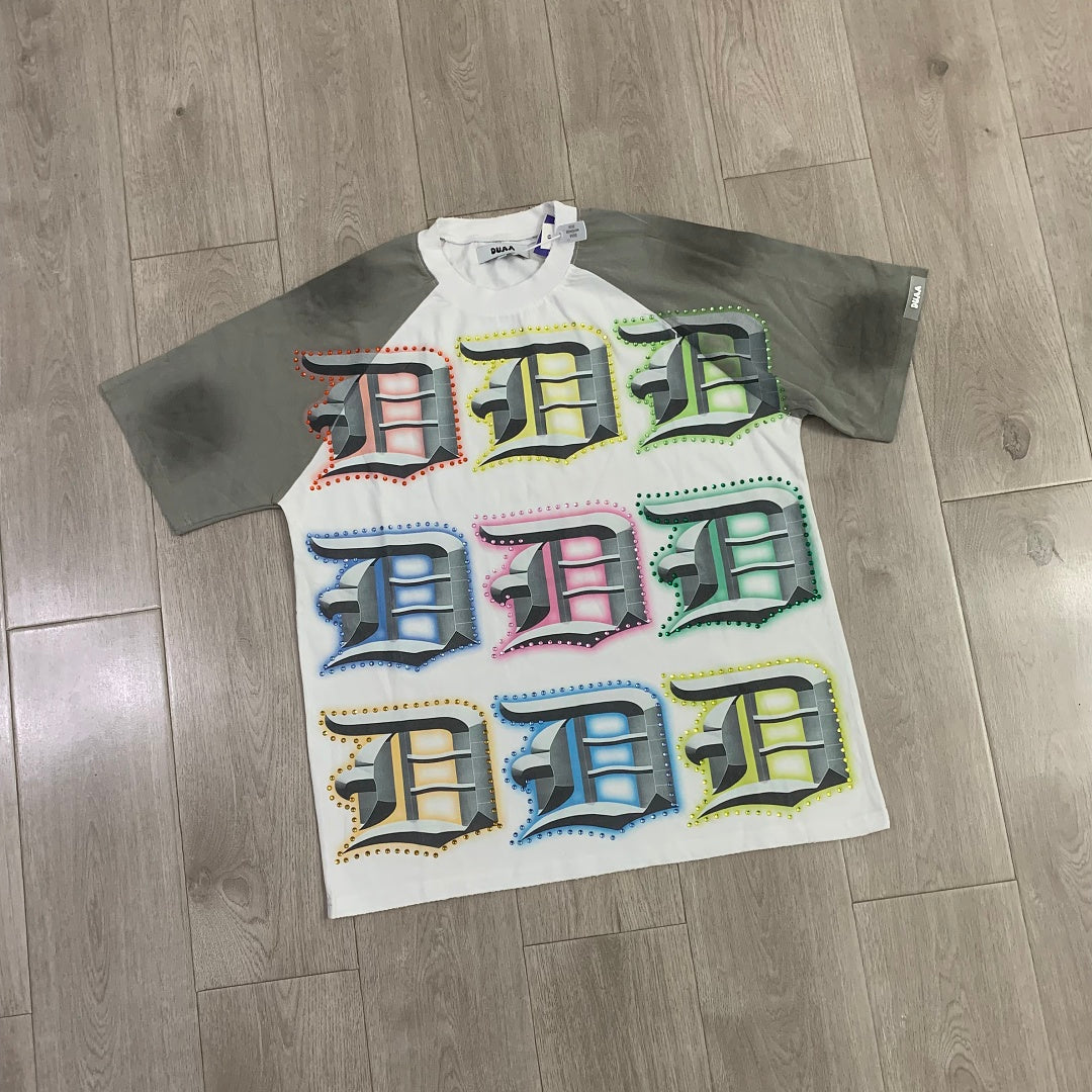 DUAA Grid Logo Raglan Tee