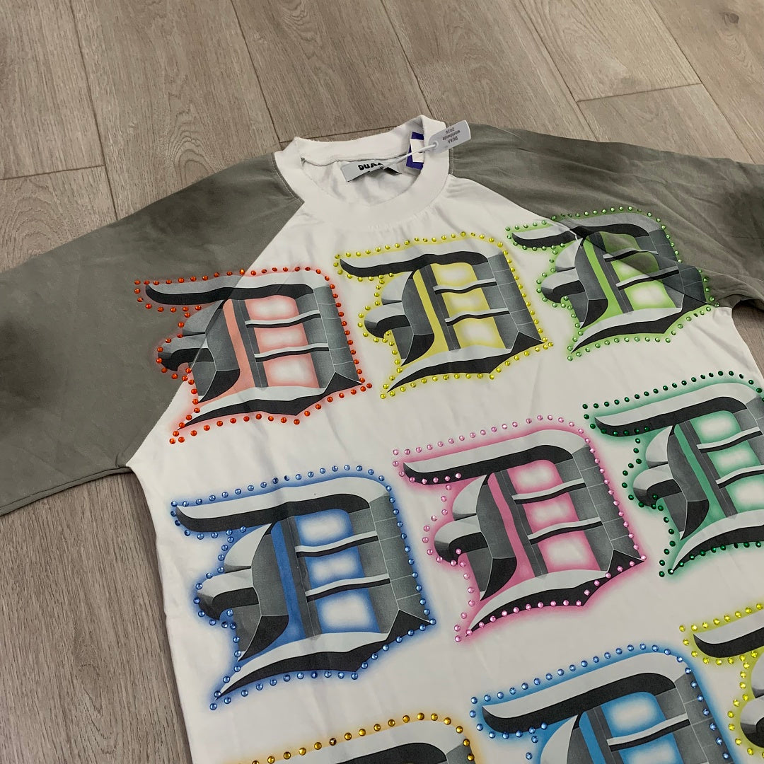 DUAA Grid Logo Raglan Tee