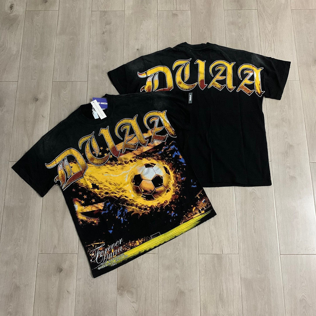 DUAA Futbol Fire Graphic Tee