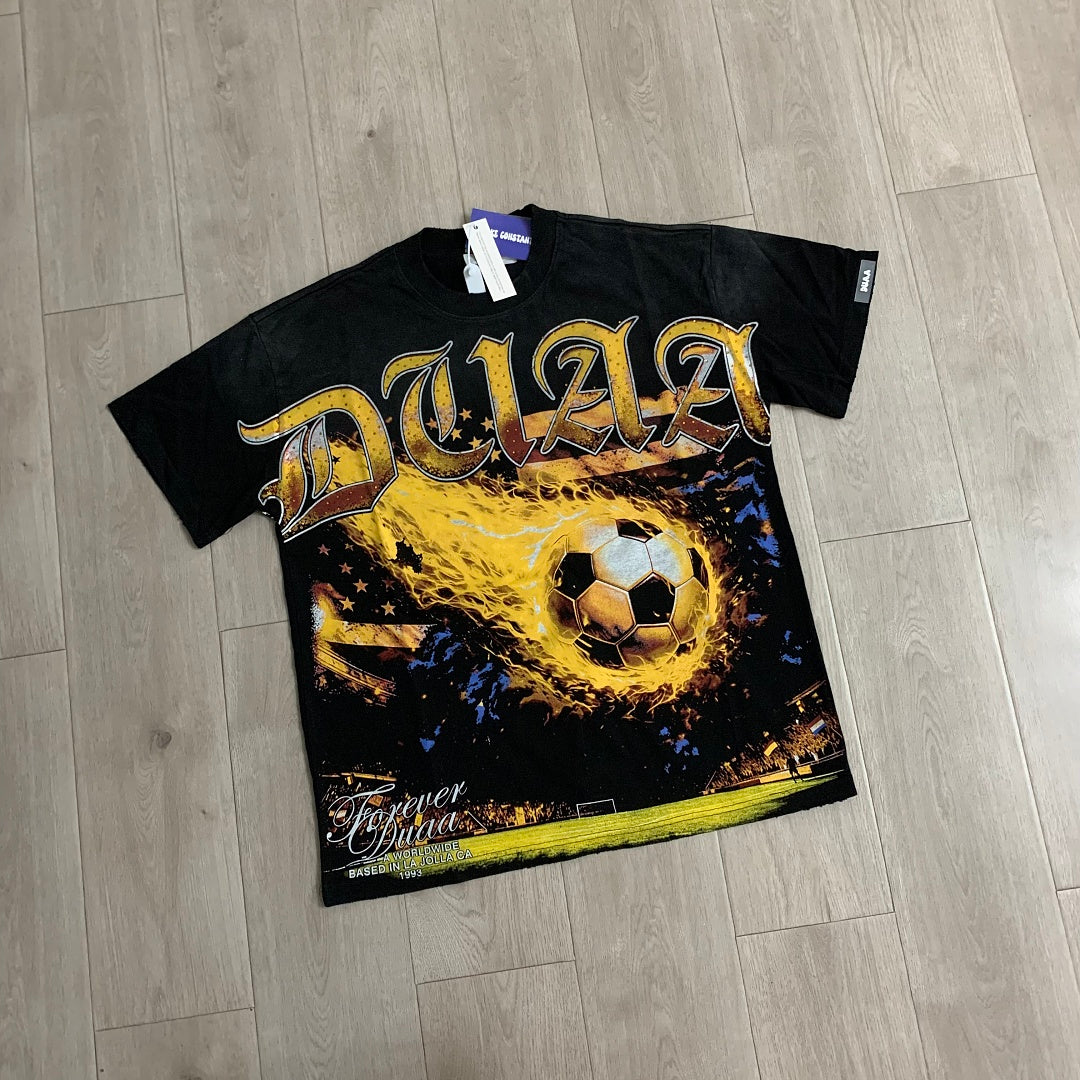 DUAA Futbol Fire Graphic Tee