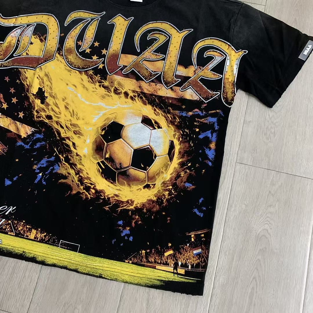 DUAA Futbol Fire Graphic Tee