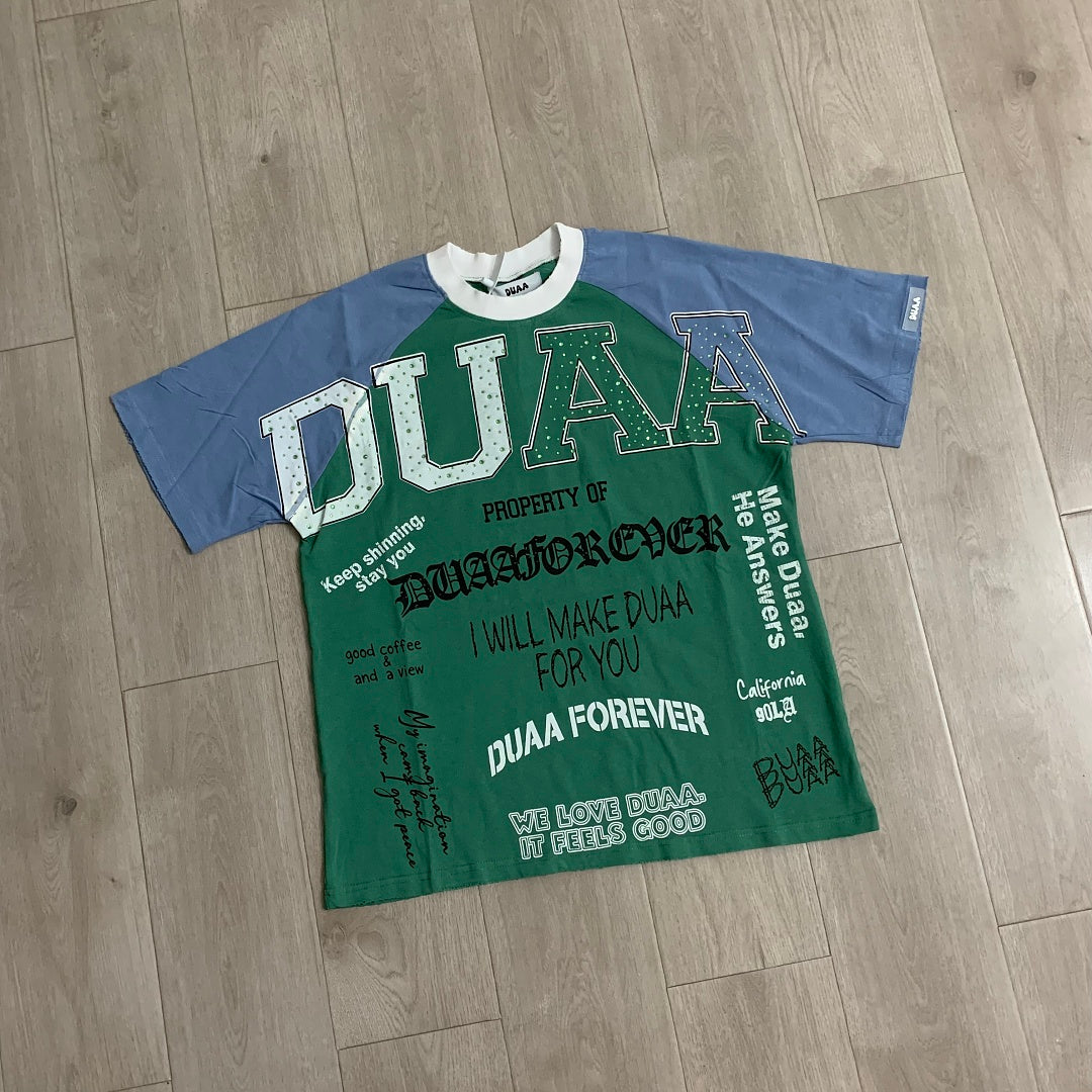DUAA Court Text Raglan Tee