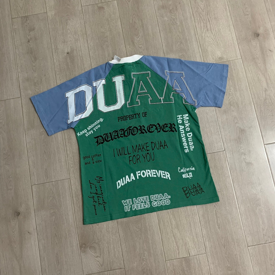 DUAA Court Text Raglan Tee