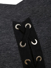 Gothic Chiffon Blouse with Irregularly Sleeves