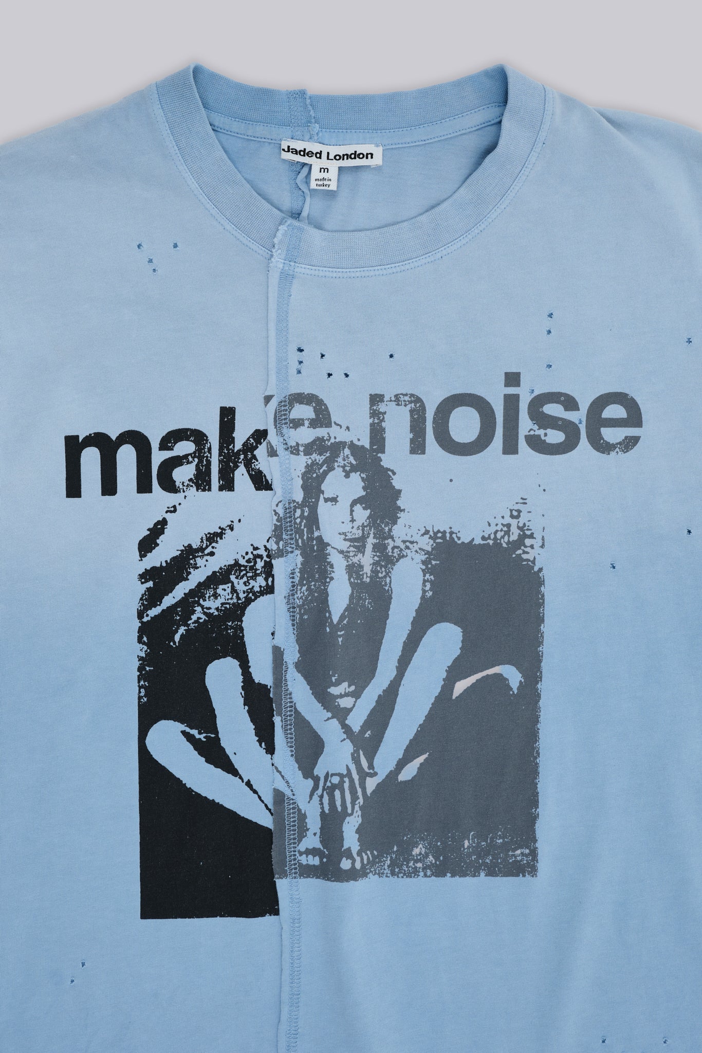 Make Noise Spliced Cropped T-Shirt