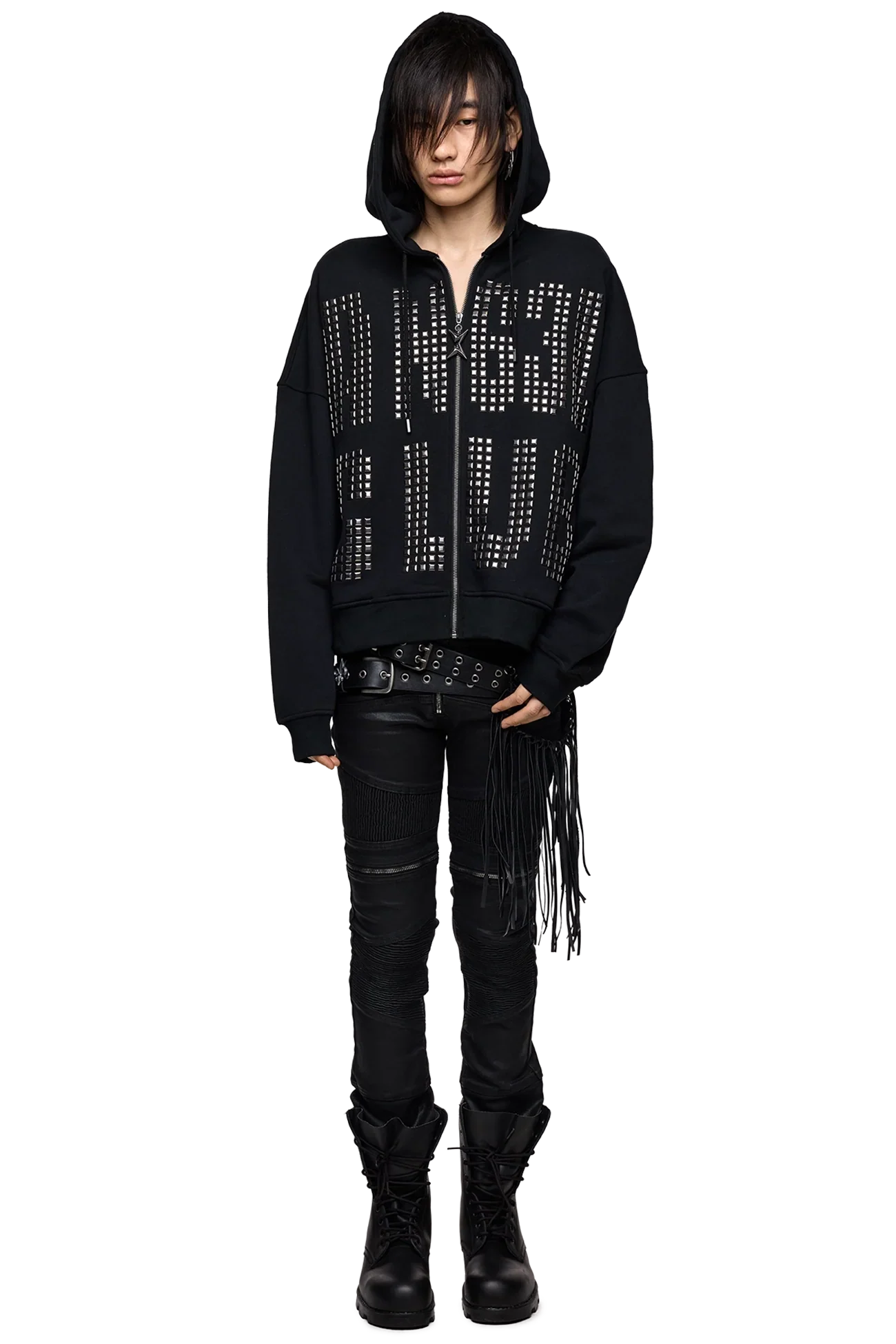 Angel Club Zip Up Hoodie