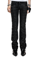Riot Studded Bootcut Jeans