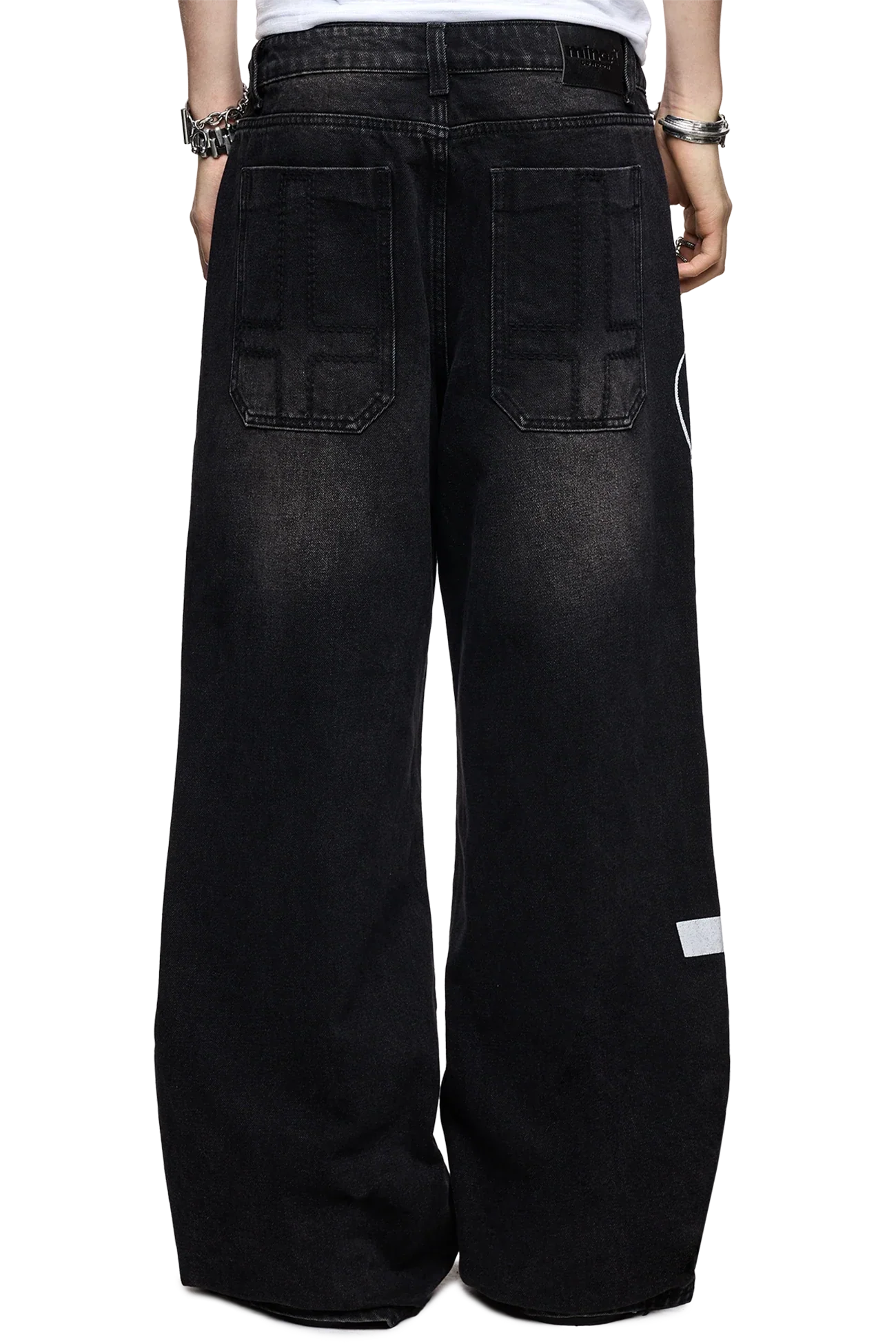 Ephemeral Graphic Baggy Jeans