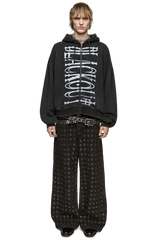 Blackout Washed Zip Up Hoodie