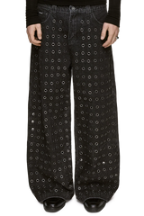 Rogue Black Baggy Jeans