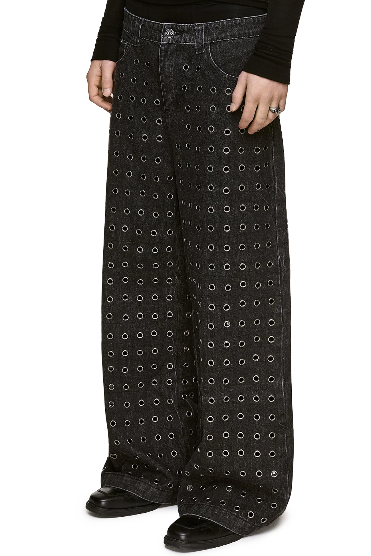 Rogue Black Baggy Jeans