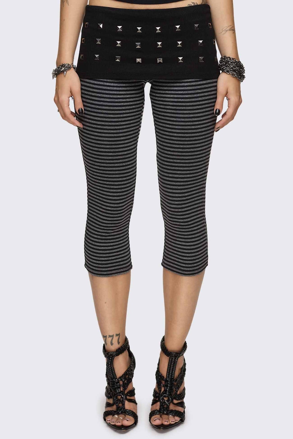 Vonn Striped Capri Pants