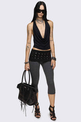 Vonn Striped Capri Pants