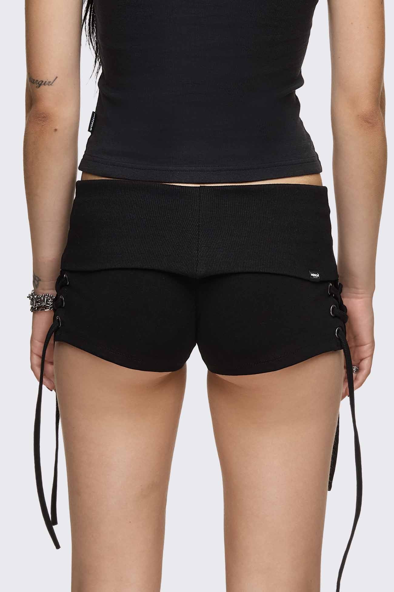 Corsair Military Lace-Up Mini Shorts