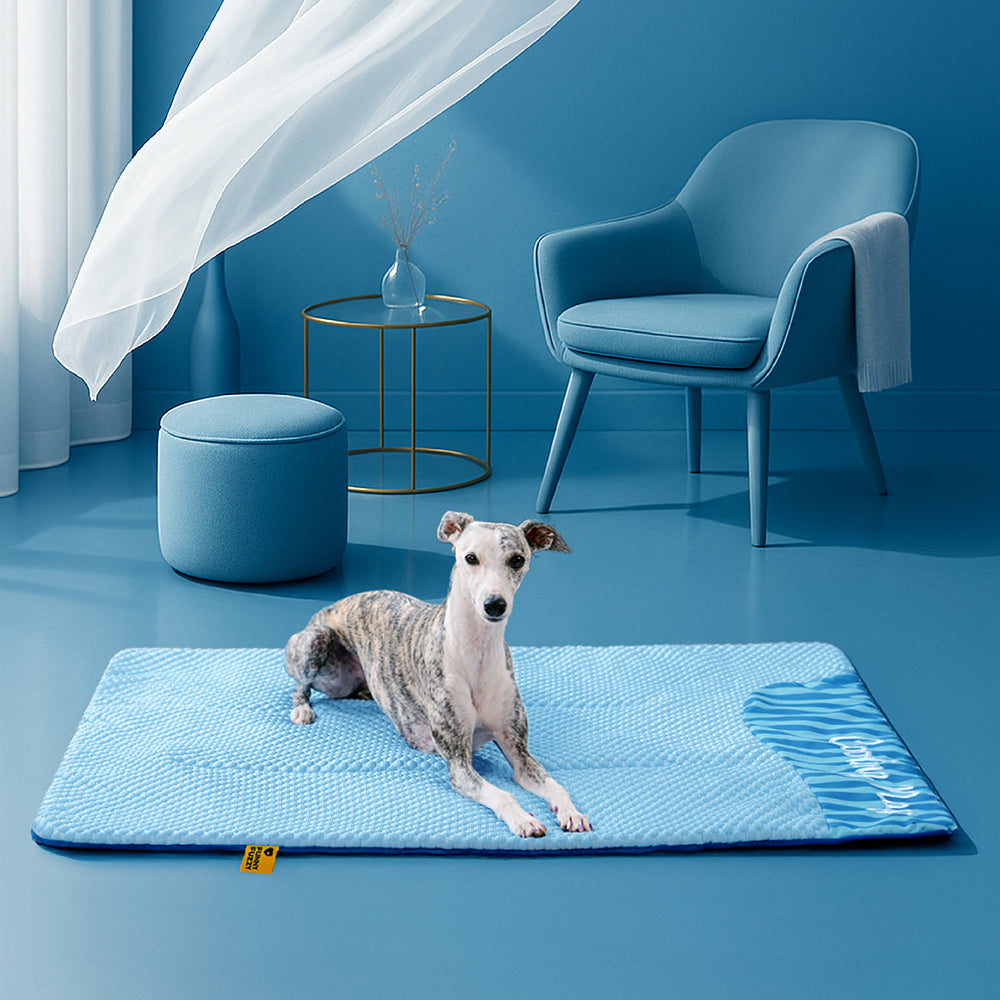 Large Washable Cooling Non-slip Dog Mat for Crate
