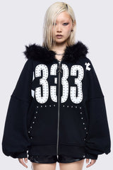 <333 Zip Up Hoodie